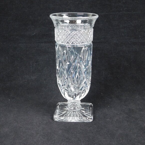 2 Imperial Glass Cape Cod Clear Parfait Glasses Footed Dessert Ice Cream Vintage - Picture 4 of 12